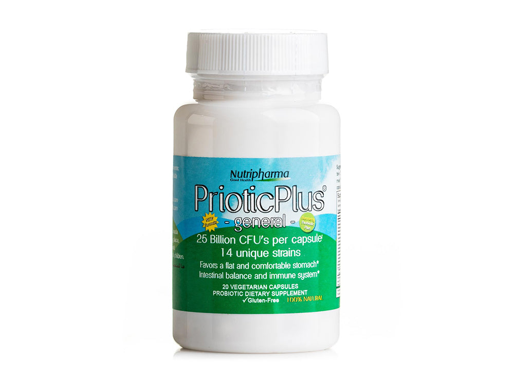 Priotic Plus Probiotic Dietary Supplement 20 Capsules