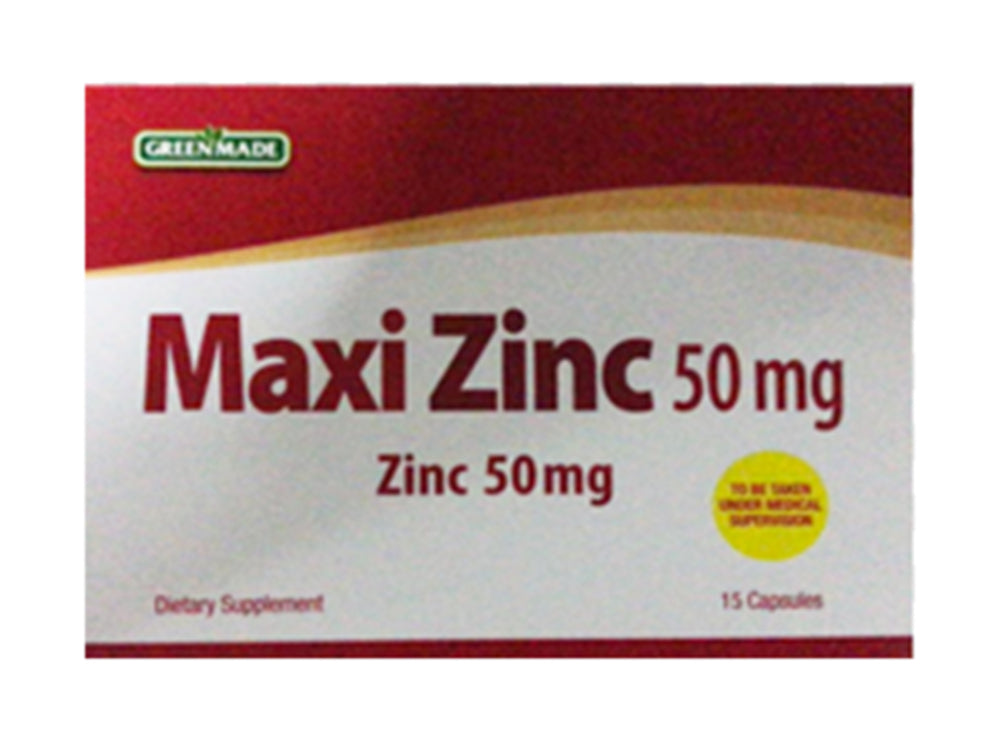 Maxi Zinc 50 mg 15 Capsules