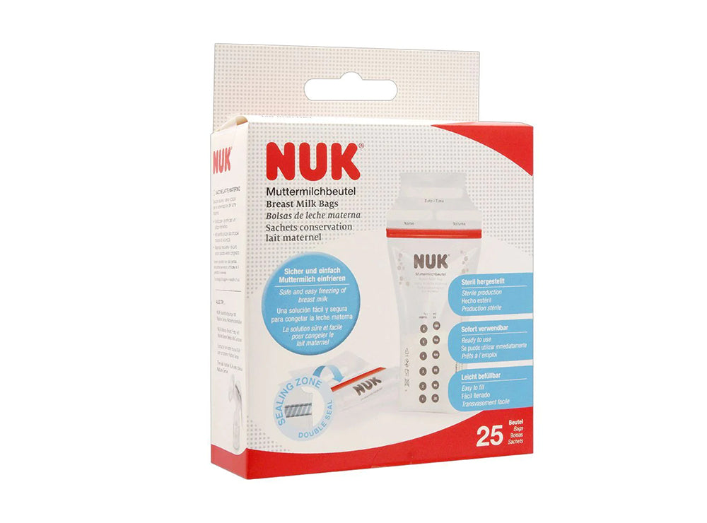Nuk Breast Milk Storage Bag 25 Pieces