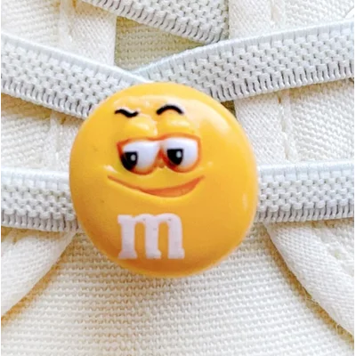 Yellow M&M Shoelace Charm