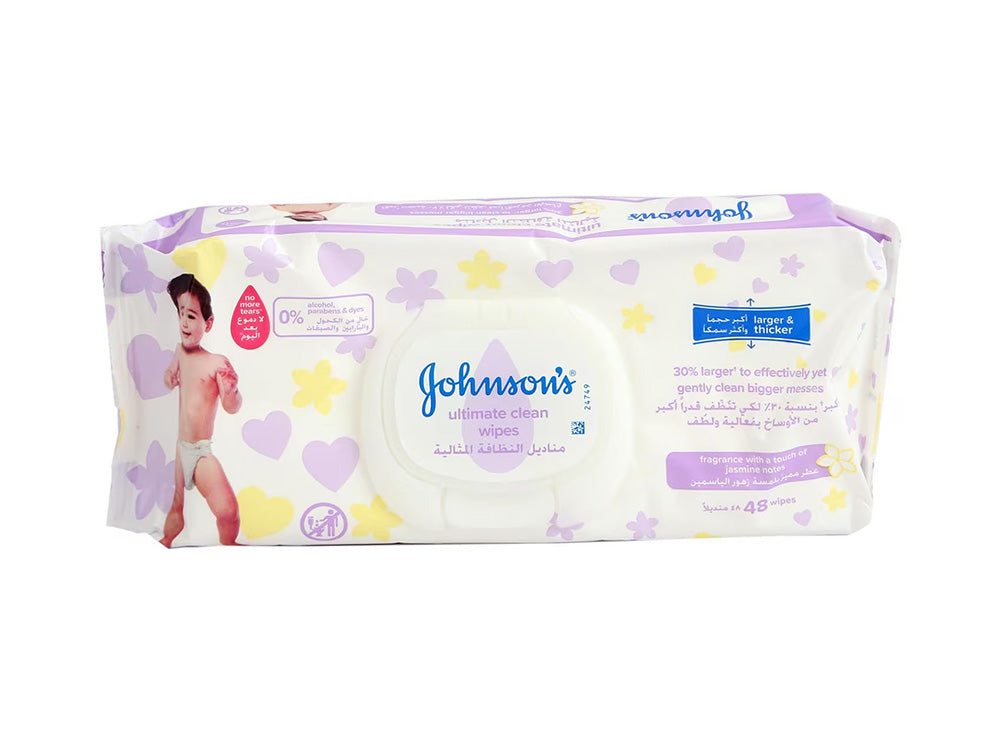 Johnson Baby Wipes Ultimate Clean 48 Pieces