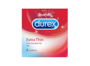 Durex Extra Thin Extra Sensation Condoms 3 Pcs