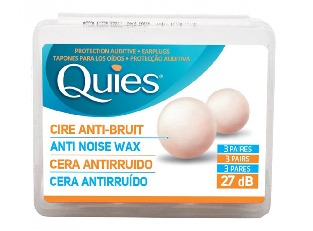 Quies Ears Plug Cire Naturelle 3 Pairs